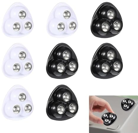8Pcs Self Adhesive Castor Wheels Mini Caster Wheels Appliance Rollers Cabinet Sliders 360° Swivel White Suitable Kitchen Household Utensils Trash Cans Storage Cabinets Storage Boxes