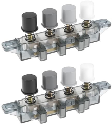 VGOL 2Pcs 4 Keys 3 Levels Floor Fan Gear Button Speed Key Button Switch Compatible with Midea 10.2x6.6x1.3cm