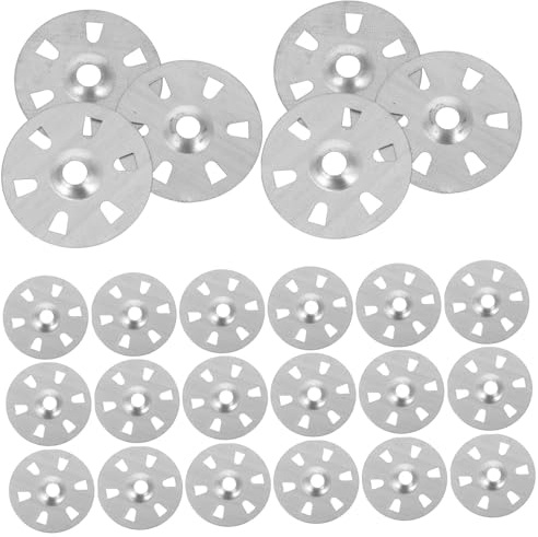 FUTUREORYY 200 piezas Arandelas para Tablero de Espuma Lavadoras de Carga para Aislamiento Fijación Segura para Placas Resistente Fácil Instalación para Proyectos de Aislamiento