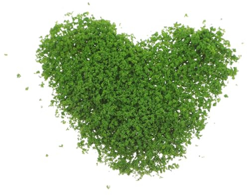 SHINEOFI Polvo de Musgo Esponja Natural para Manualidades y Modelismo, 3 Paquetes Verdes, Material Base DIY para Decoración de Escenarios, Paisajismo de Trenes en Miniatura y Mesa de Arena