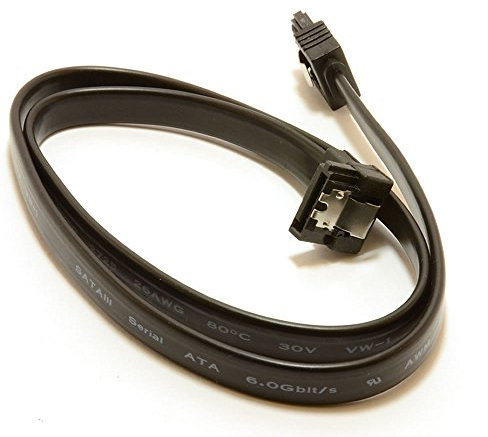 kenable SATA 3 Locking Plug to Right Angle Plug 6Gb High Speed Cable Lead 50cm