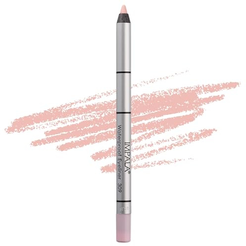 IMPALA Wasserfester cremiger Eyeliner | Definierte Kontur und Raucheffekt | Dichte und cremige Textur | Kräftige und langanhaltende Farbe | Einfach anzuwenden | Farbe 309 Rosenquarz