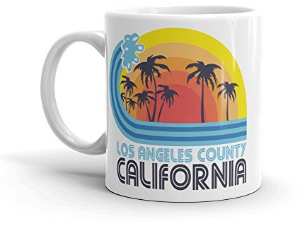 Los Angeles California 10oz Coffee Tea Mug #5825
