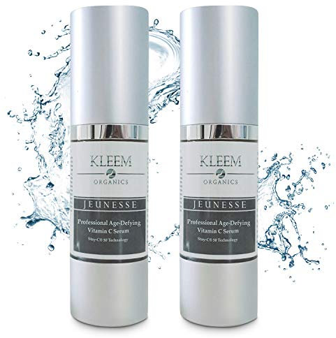 Set 2x Siero alla Vitamina C per Viso e Collo - Antirughe, Antimacchie, Illuminante - Idratazione Profonda con Acido Ialuronico, Vitamina E, Aloe Vera - Testato da Enti Italiani di Eccellenza