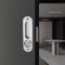 Sliding Door Handle with Key Lock 173mm Silver
