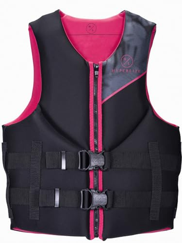 HyperLite Women's Indy Life Jacket - US Coast Guard Approved Level 70 Buoyancy Aid, Great for Any Water Sports Activity Including Boating, Paddle & Swimming - X-Large