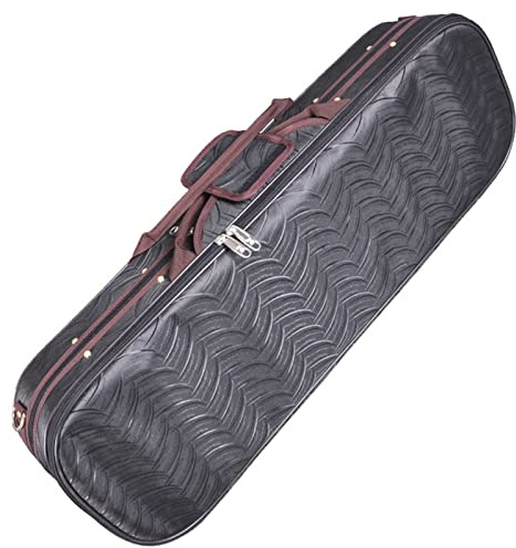 Geigenkoffer-Rucksack Mit Wassermuster, Tragbar, Leicht, Mit Verstellbaren Trägern Volle Größe Violinkoffer (Color : 1/2)