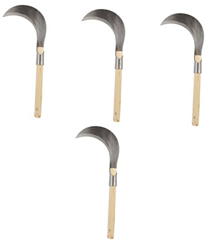 Hoz Hoces de acero al manganeso Herramienta de jardinería multiusos Herramientas de jardinería Hacha Caña de azúcar Suministros agrícolas de madera Herramienta de jardinería Desmalezado manual Hoces d