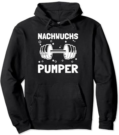 Nachwuchs Pumper Kraftsport Gym lustiges Bodybuilding Pullover Hoodie
