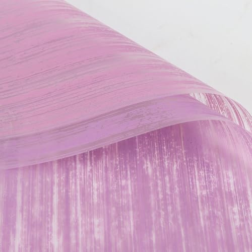 Banxidi Korean Love Silk Matte Paper Floral Wrapping Paper 20 Sheets Florist Supplies Waterproof Flower Bouquet Wrapping Paper Floral Supplies for Fresh Flowers, 22.8x22.8 Inch (Lilac Purple)
