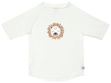 Lässig T-Shirt Anti-UV Manches Courtes Lion Blanc