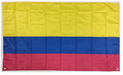Drapeau Colombie 150 x 90 cm - Pandiui23 - Balcon - Patriotique - Unisexe - 100% Polyester - Résistant à l'eau - Repassable