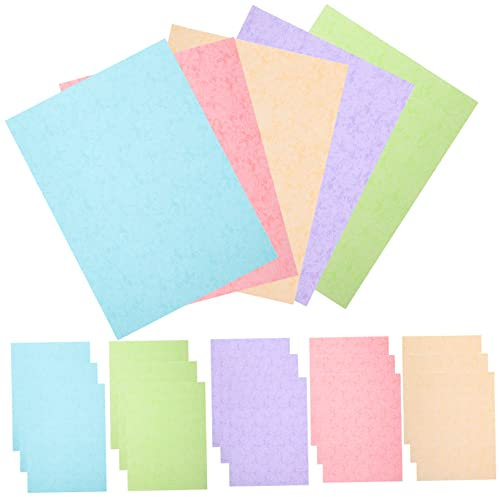 CORHAD 50blätter Farbiges Druckerpapier Farbpapier Für Bastel Und Kunstprojekte Malpapier Für Junge Mädchen Faltpapier Zum Selbermachen Dekoratives Papier Für Diy Und Partydekorationen