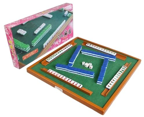Mahjong Mahjong-set, Mah-Jong Mahjong Mahjong 144 st akrylplattor, traditionellt spel, Mahjong brädspel set för fest och pick-ni