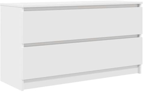Mobile Porta TV Bianco 100x35x54 cm in Legno Multistrato