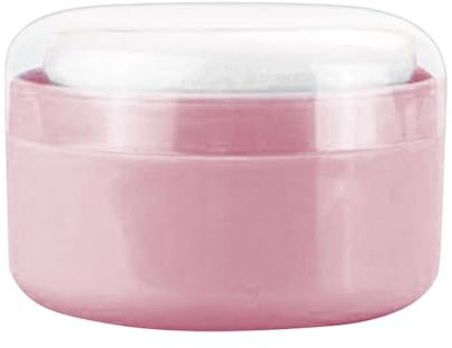 Generic - Caja de Polvo Corporal y Contenedor, Ideal para Talco, Baño y Polvo Suelto, con Cierre Seguro y Acceso Sin Esfuerzo