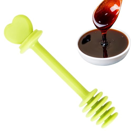 Miele Stick – Comodo bastone a d'ape per macchina da caffè Miele Mescolatore di miele Cucchiaio per miele Daucher Miele Pettine per mescolare e miscelare caffè in acciaio inox cucchiaio da miele