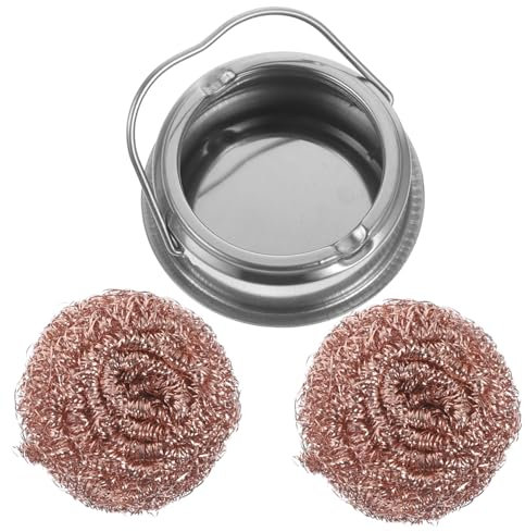 Homoyoyo Lötreiniger Drahtkugel Für Lötspitzen Reinigung Lötpunkt Reinigungsfilterpads Rostentferner Reinigungswerkzeug Ohne Wasser