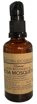 Naturalbiogreen Bio-Körperöl aus Mosqueta Rose, ohne Parfüm, 50 ml