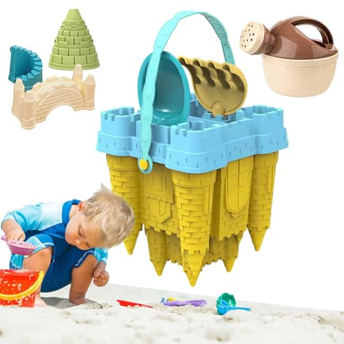Building Kit - 19x19x22cm Di Sabbia, Giocattoli Del Castello Di Sabbia, Giocattoli Multiuso Di Sabia Derificati Per I Viaggi Per Viagi In Maglia Da Gioco Da Parte Di Vaggi Per Via