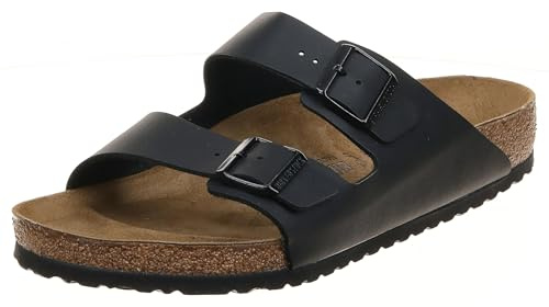 Birkenstock Classic Arizona Birko-Flor Softfootbed 551251, Pantoletten, Schwarz (Schwarz 49), 46 EU (11.5 UK)