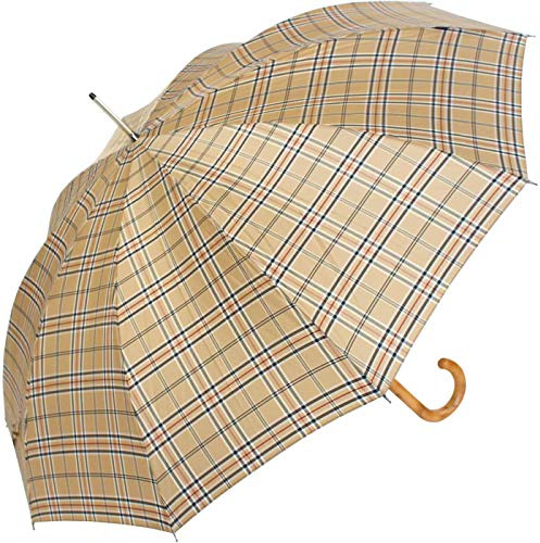 Knirps Regenschirm Stockschirm Long U check beige 539