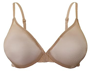 Gossard Women's Glossies Sheer U/Wired Bra, Nude, 32G