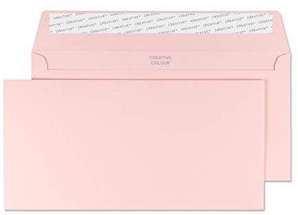 Blake Colour 114 x 229 mm 120 Gsm Plånbok Peel And Seal 25201 Baby Rosa, Förpackning Med 500