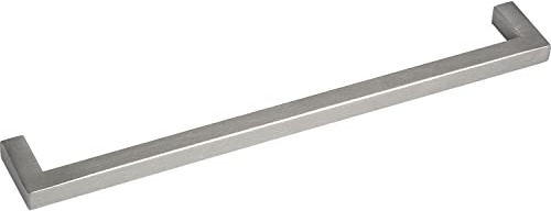 Unbekannt GRIMME Euros 8542210320 - Maniglia per mobili, larghezza 330 mm, in acciaio inox spazzolato, colore: argento, distanza tra i fori 320 mm