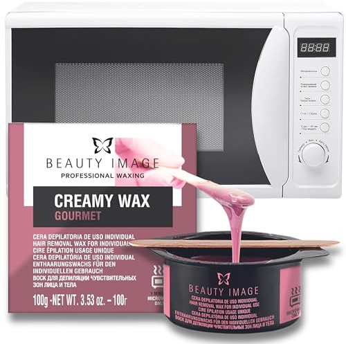 Depilación Suave y Cremosa con Cera Caliente Microondas - Ideal para Pieles Sensibles y Vello Corto