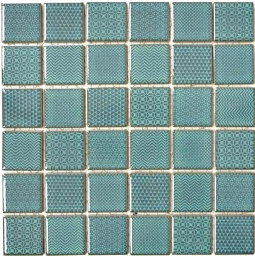 Keramik Mosaik Fliese türkis grün BAD Pool Fliesenspiegel Küchenrückwand MOS16-0602