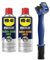 WD-40 - Specialist - Kit Manutenzione Catena Moto - 1 Pulitore Spray 400ml + 1 Grasso Catena Moto per Condizioni Umide Spray 400ml + Una spazzola a 4 lati per la pulizia della catena della moto