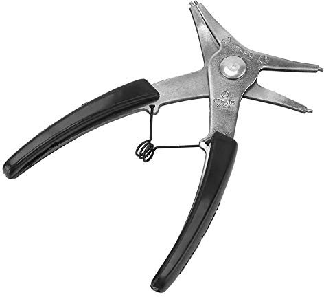 1Pc Snap Ring Pliers Dual-Purpose Circlip Pliers Removing Reassembling Tool Ring Tools Pliers Set for Internal and External Snap Ring