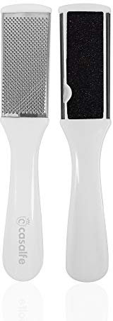 Casalfe Grattoir double face avec lime Avec réservoir pour les peaux Facile à nettoyer.