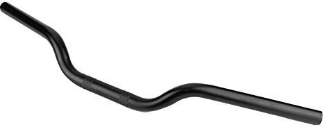 Motorcycle Handlebar, KIMISS 25mm/1.0 Drag Bar Custom Steel Handlebars Universal for XL 883 1200 (Black) (Black)