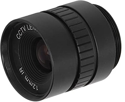 Obiettivo con Attacco CS, Obiettivo Ad Apertura Manuale Obiettivo a Focale Fissa Grandangolare 3 MP Obiettivo a Diaframma Manuale Lunghezza Focale 12 Mm Teleobiettivo Industriale Obiettivo per Telecam