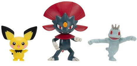 Pokemon Personaggi Set 2-Pack Mew & Mewtwo - Giochi Nuovo 2023 - Figurine Action Figure 5 & 10 cm - Ufficiale Giocattoli