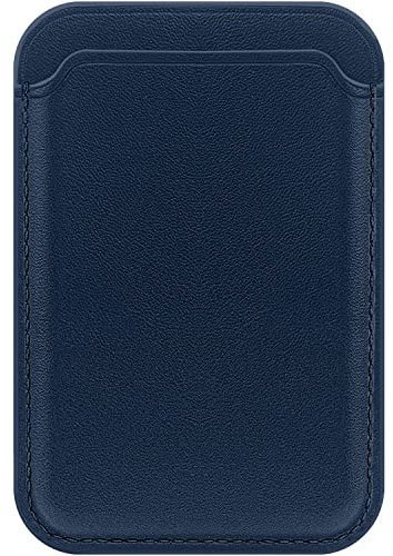 Mag-Safe plånbok för iPhone 12/13/14 Mini/Plus/Pro/Max, RFID-korthållare med Mag-Safe-magnet(Baltic Blue)