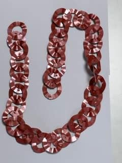 Catena Scarico pluviale abbellimento gocciolatoio o buttavia drago ornamentale (GRANDE - CATENA ALLUMINIO COLORE RAME)