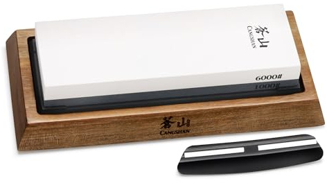 Cangshan 503800 Dual-Sided Whetstone Knife Sharpener 1000/6000 Grit