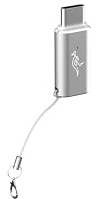 Mobility Lab ML313870 – Adapter USB-C auf Lightning – Plug and Play, Laden und Synchronisieren, super kompakt, integrierte Handschlaufe – Aluminium-Finish