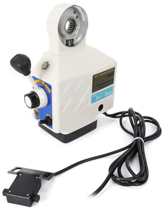 Caskunbsy X-Achse Fräsmotor für Tischfräsen, Vorschub Frästisch Tischfräsmotor für Fräsmaschine, 220 V, 210 U/min, Power Feed X-Achse Torque 135 in lb
