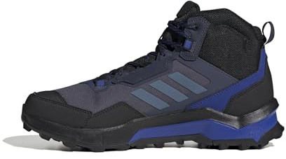adidas För Män Terrex AX4 Mid GORE-TEX Hiking Shoes, Shadow Navy/Wonder Steel/Semi Lucid Blue, 40 2/3 EU