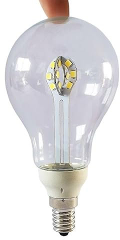 RAWARS HHF Illuminazione domestica 10 pz/lotto A60 Lampadina E27 Petalo Luce AC85-265V No Strobe 5W Sorgente Luminosa A Sospensione (Dimensione : E14 85-265V, Colore : Warm White)