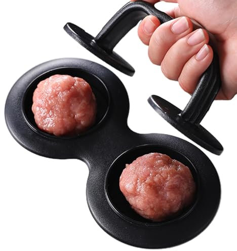 Patty Maker, Burger Maker Press | Handheld-Schweinefleisch-Hamburger-Pressform - Leicht Zu Lösender- Fleisch-Patty-Maker, Antihaftbeschichtet, Küchenhelfer Für Gefüllte Burger, Rindfleisch-Burger