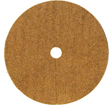 Opilroyn Bague en Fibre de Coco - 10 pièces Tapis de paillage en Fibre de Noix de Coco, Anneaux de paillage en Fibre de Coco | Protection des Racines avec revêtement en Fibre de Coco pour