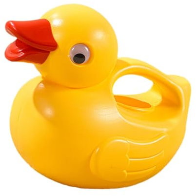 Sollee Kleine Gießkanne,Gelbe Gießkanne - Cartoon Funky Duck Spielzeug Outdoor-Gießtopf,Badespielzeug, dekoratives Schwimmbadspielzeug, leichte Kindergießkannen zum Baden, Strandspielen