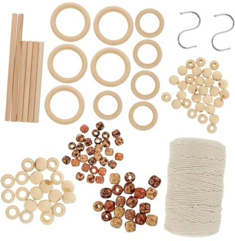 SEWOART 1 Satz Diy Makramee Wandteppich Material Gewebtes Dekorationsset Baumwollseil Für Blumentopfhänger Taschen Vorhänge Wanddekorationen