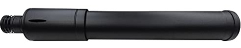 Terminal horizontal coaxial 80/125 tubes pour cheminée de poêle à pellets - Evacuation des fumées et aspiration d'air - Fabriqué en Italie