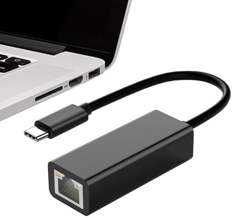 USB Tipo C A Ethernet - Adaptador USB Tipo C A Ethernet, Hub Tipo C A Ethernet, Adaptador Ethernet Adaptadores De Red para Computadora USB Tipo C USB | Adaptador De Red USB Tipo C Dispositivos USB